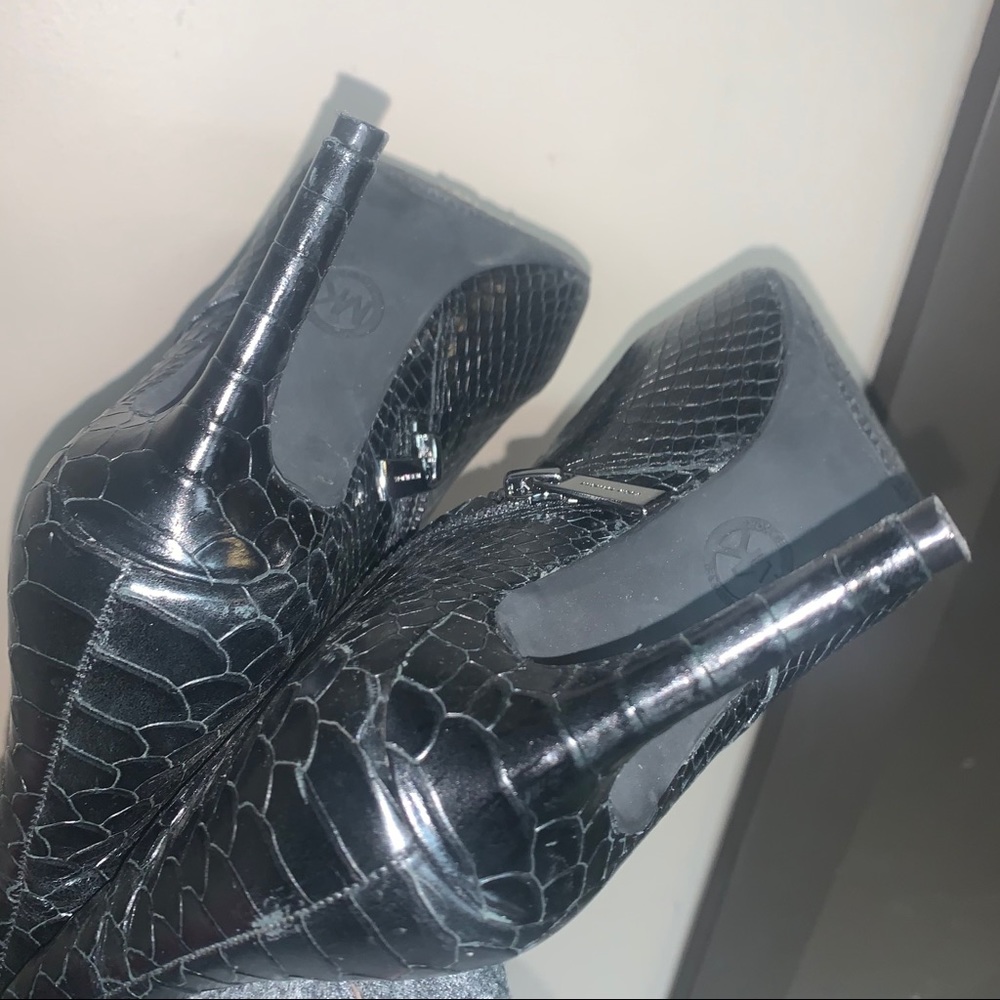 Michael Kors black python booties - Picture 6 of 11